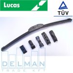 Ablaktörlő lapát 380mm Flat Blades Lucas