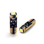 Led műszerfal Izzó T5 Piros 12V 1W 3030SMD Samsung