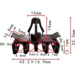 Patent Cső és Vezetékrögzítő 90949-01D16