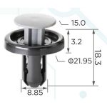 Patent kárpit díszléc burkolat DEL1225