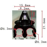 Patent Cső és Vezetékrögzítő 23E8.152.038