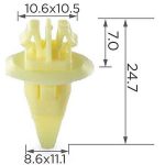 Patent díszléc karosszéria 75882-60010