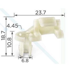 Patent Zár Rudazat Rögzítő 69293-12040