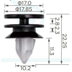 Tesla Model 3 2016- Csomagtartó kárpit rögzítő patent 114276600A