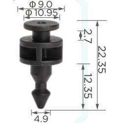 Mercedes Hátsó lámpa rögzítő patent A0008208164